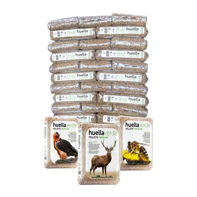 Pellets Huella Verde – Palet de 77 sacos