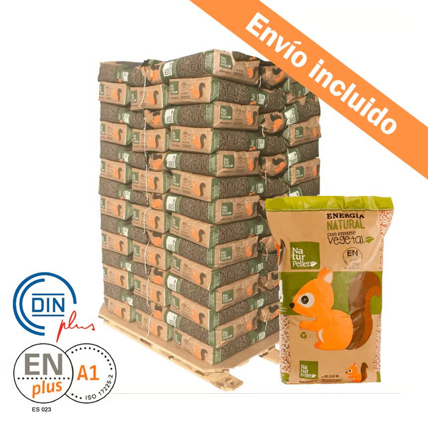 Naturpellet – Palet 70 sacos de 15kg